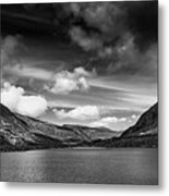 Lake And Mountains Snowdonia Metal Print