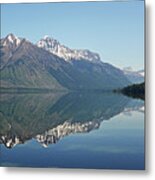 Lake Mcdonald- Reflections 4 Metal Print