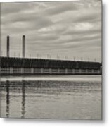 Lake Superior Oar Dock Metal Print