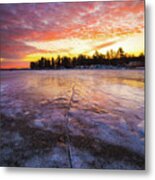 Lake Winnipesaukee January Sunrise Metal Print