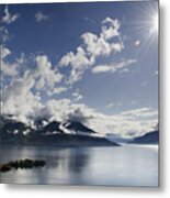 Lake With Islands Metal Print