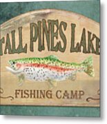 Lakeside Lodge - Fishing Camp Metal Print