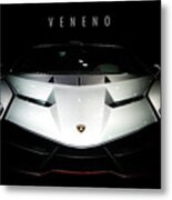 Lamborghini Veneno Metal Print