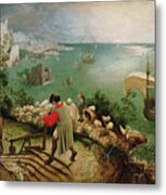 Landscape With The Fall Of Icarus #1 Metal Print