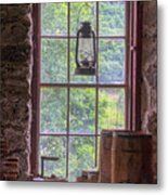 Lantern And Window Metal Print