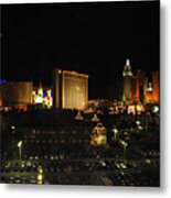 Las Vegas Sky Line Metal Print