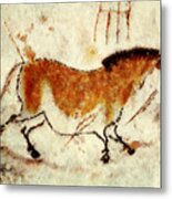 Lascaux Prehistoric Horse Metal Print