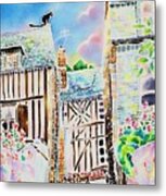 Late Afternoon In Honfleur Metal Print