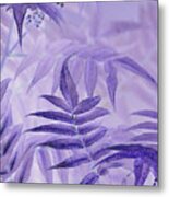 Lavender Leaves Metal Print
