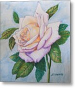 Lavender Rose Metal Print