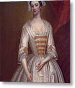 Lavinia Fenton Later Duchess Of Bolton  As Polly Peachum In John Gay's The Beggar's Opera Metal Print