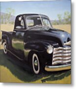 Le Camion Noir Metal Print