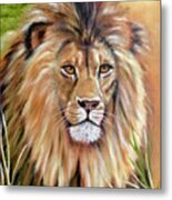 Le Roi-the King, Tribute To Cecil The Lion Metal Print