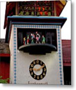 Leading The Children Out Of Town Pied Piper At Frankenmuth Metal Print