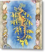 Leafy Sea Dragon Metal Print