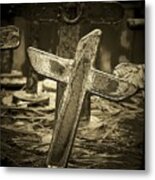 Leaning Metal Print