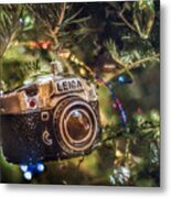 Leica Christmas Metal Print