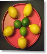 Lemons And Limes Metal Print