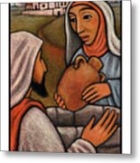 Lent, 3rd Sunday - Woman At The Well - Jlwaw Metal Print