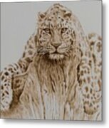 Leopard Metal Print