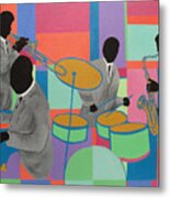 Let The Band Play Metal Print