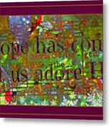 Let Us Adore Him Metal Print