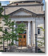 Library Summer Entrance With Dome Metal Print