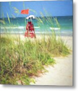 Lifeguard Georgia Metal Print