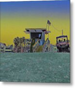 Lifeguard Tower 4 Metal Print