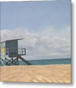 Lifeguard Tower Metal Print