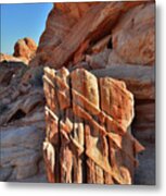Light Creeps In At Valley Of Fire State Park Metal Print