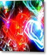 Light Hearts A Glow With The Joy Of Love Metal Print