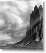 Light On Shiprock Metal Print