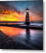 Lighthouse Rescue Metal Print