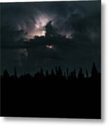 Lightning Storm Metal Print