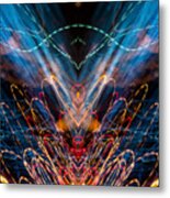 Lightpainting Abstract Symmetry Ufa Prints #11 Metal Print