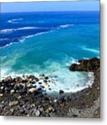 Ligurian Coastline Metal Print