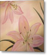 Lilies Part1 Metal Print