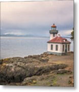 Lime Kiln Point Lighthouse Metal Print