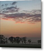 Lincolnshire Sunset Panorama Metal Print