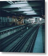 Lines To The Loop Metal Print