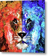 Lion Art - Majesty - Sharon Cummings Metal Print