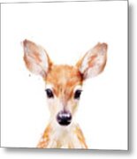 Little Deer Metal Poster
