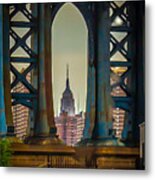 Little Empire State Building Metal Print