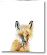 Little Fox Metal Poster