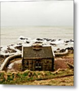 Little House At The Nigg Bay. Metal Print