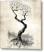 Little Zen Tree 1820 Metal Print