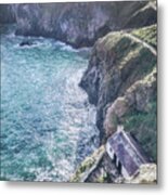 Living On The Edge Of The World Metal Print