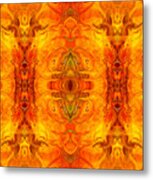 Living Passion Abstract Bliss  By Omashte Metal Print
