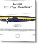Lockheed C-121j Super Constellation Metal Print